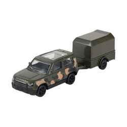 Siku 8324 militaire-Land Rover met aanhanger