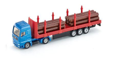 Siku houttransport vrachtwagen (schaal 1:87)