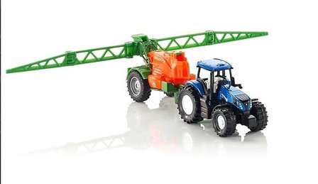 New Holland met veldspuit 1:87