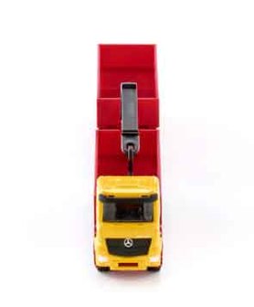 Siku Bouwvrachtwagen met aanhanger (schaal 1:87)
