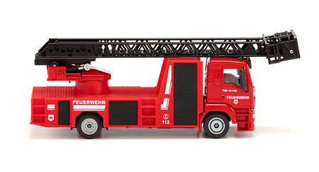 Siku MAN brandweer ladderwagen (schaal 1:50)