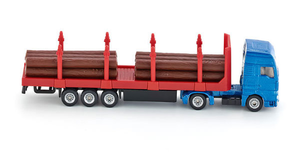 Siku houttransport vrachtwagen (schaal 1:87)