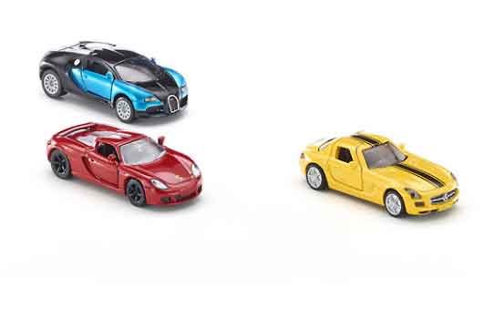Siku geschenkset met sportwagens (schaal 1:55)