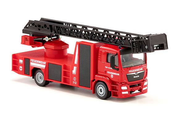 Siku MAN brandweer ladderwagen (schaal 1:50)