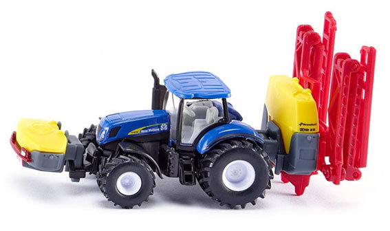 Siku New Holland met veldspuit