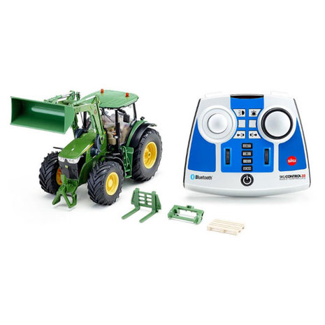 Siku App-Control John Deere 7310R met voorlader incl. afstandsbediening (schaal 1:32)