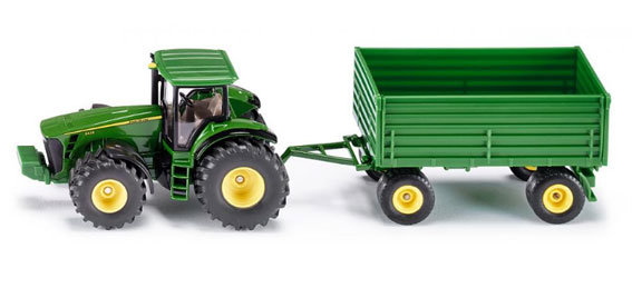 Siku John Deere met aanhanger