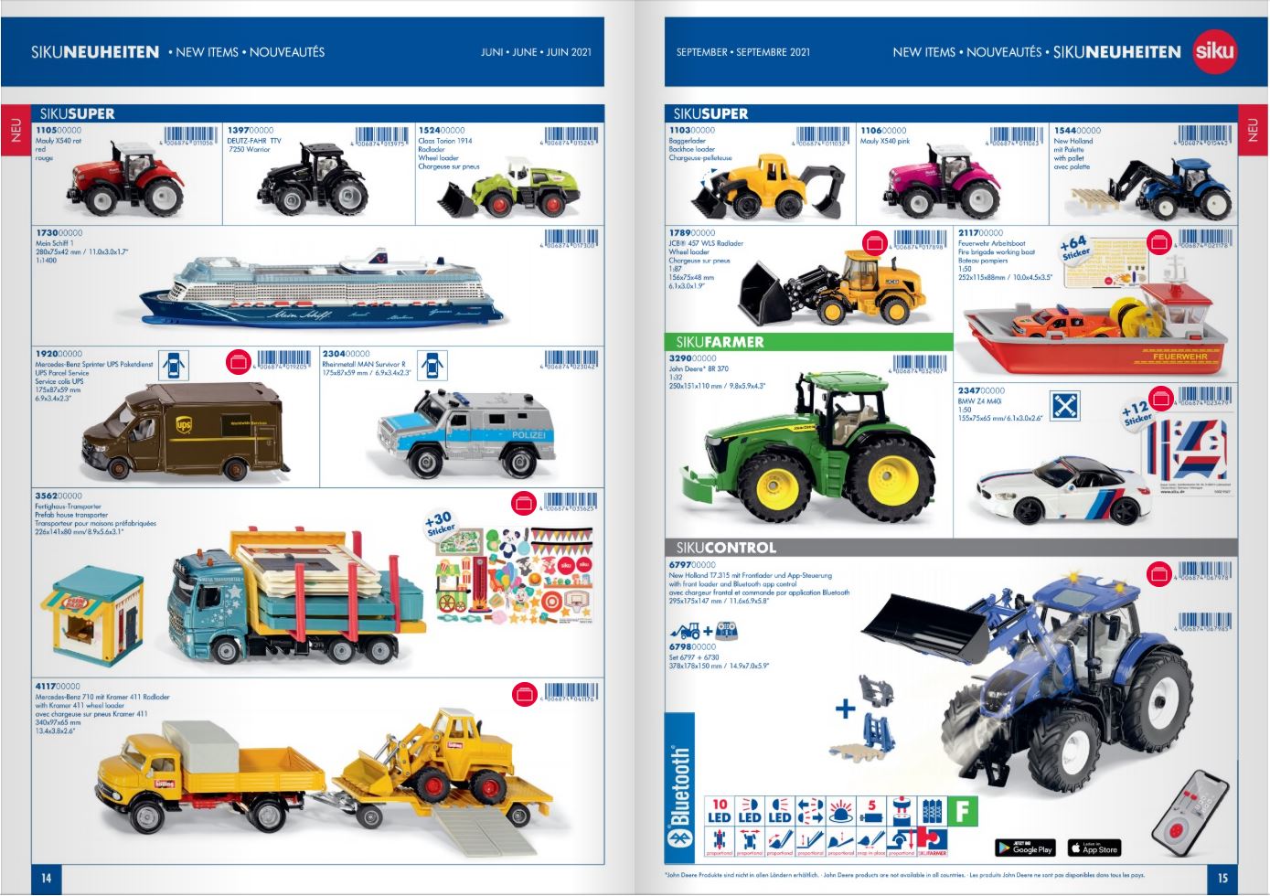 siku catalogus pagina 14 en 15