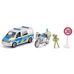 Siku 2562 Duitse politiese met bus en motor