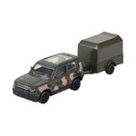 Siku 8324 militaire-Land Rover met aanhanger