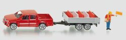 Siku 3543 - Pick-Up met kipper aanhanger 1:55