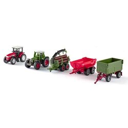 Siku 8300 - Geschenkset 5 met tractors en aanhangers