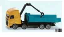 Siku Volvo vrachtwagen met afrolcontainer (schaal 1:87)