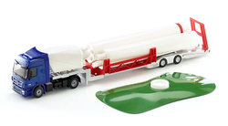 Siku vrachtwagen met windturbine (schaal 1:50)