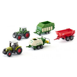 Siku Giftset Tractors met aanhangers OP=OP (schaal 1:87)